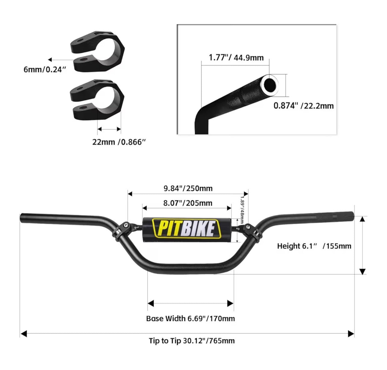 Upgraded Tuttio Handle Bars